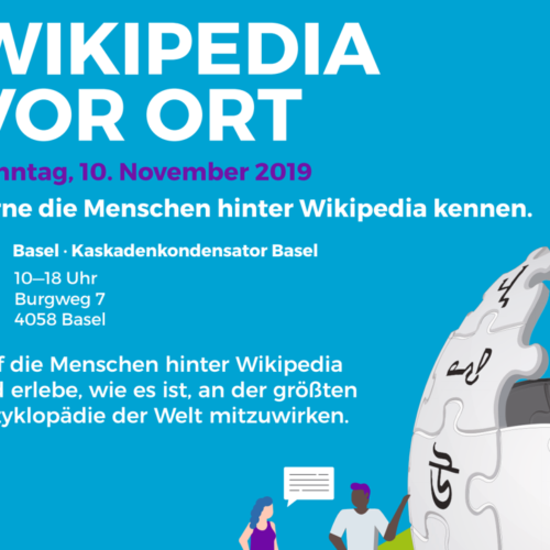 10.11.19 Wikipedia vor Ort – Lerne die Menschen hinter Wikipedia kennen!