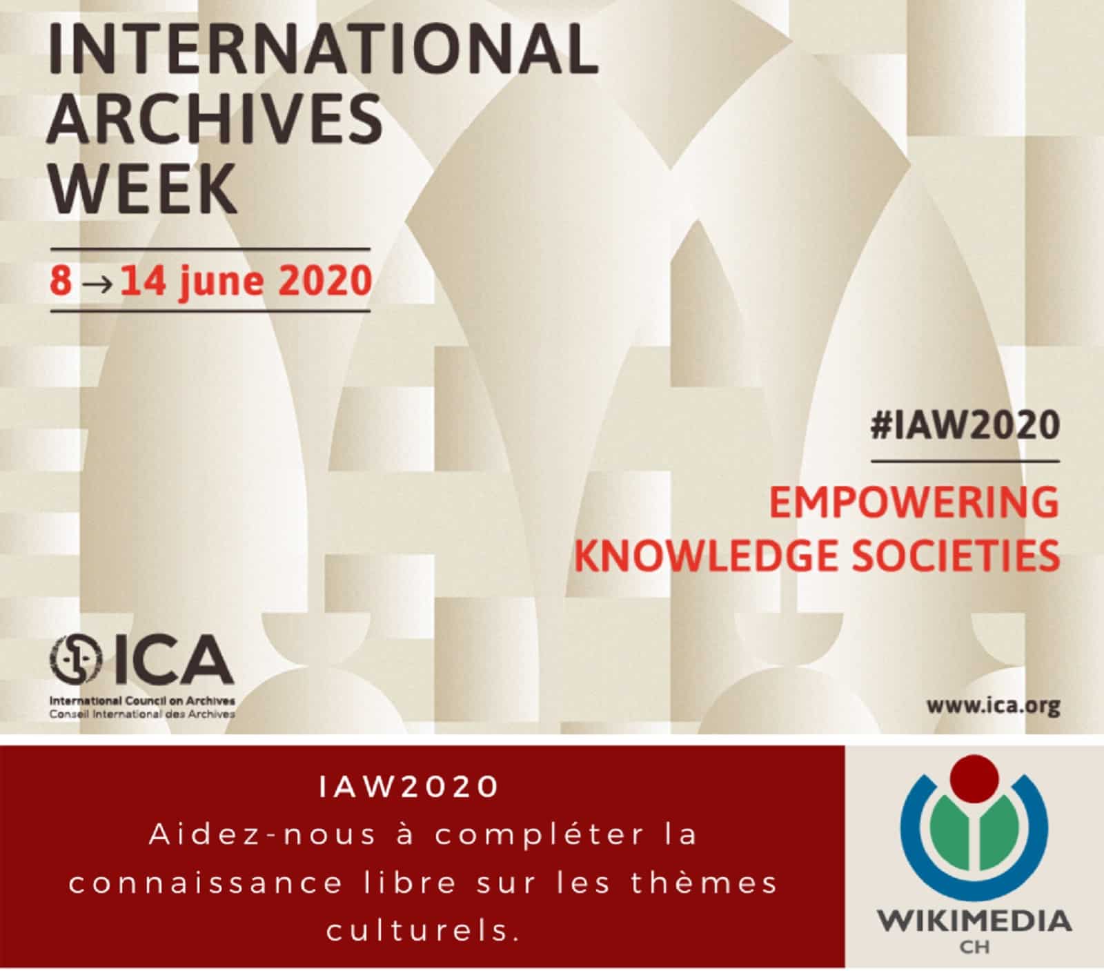 Invitation à améliorer la présence des archives sur wikipedia