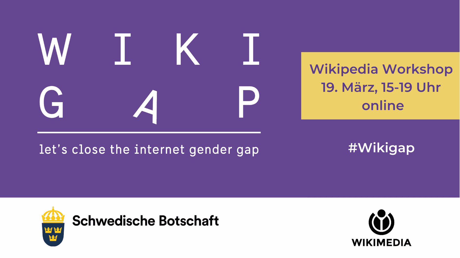 #WikiGap Workshop – Wikimedia kooperiert mit Schwedischen Botschaften