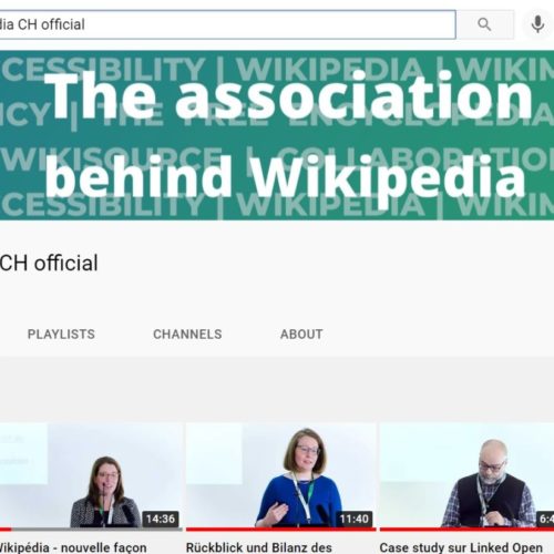 Wikimedia CH présente son nouveau canal sur Youtube