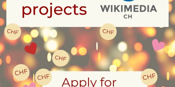Wikimedia CH lance un appel à soumettre votre demande de subvention