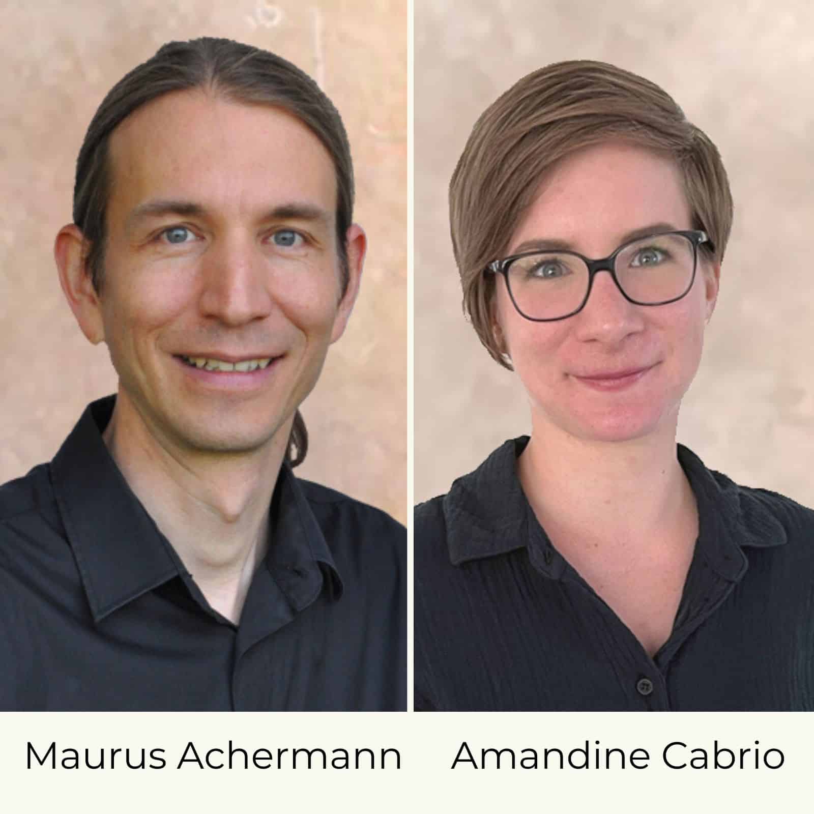 Welcome Maurus Achermann and Amandine Cabrio as new Staff Members