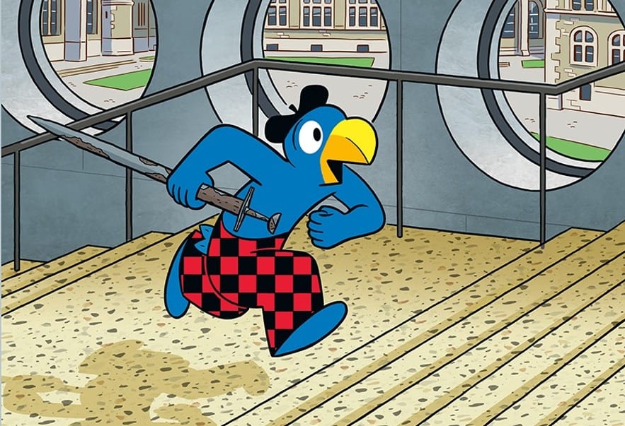 Globi at the museum – a living example of Wikimedia CH work