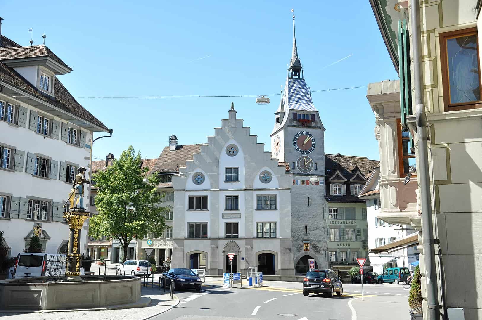 The city of Zug is the travel destination of the month on Wikivoyage
