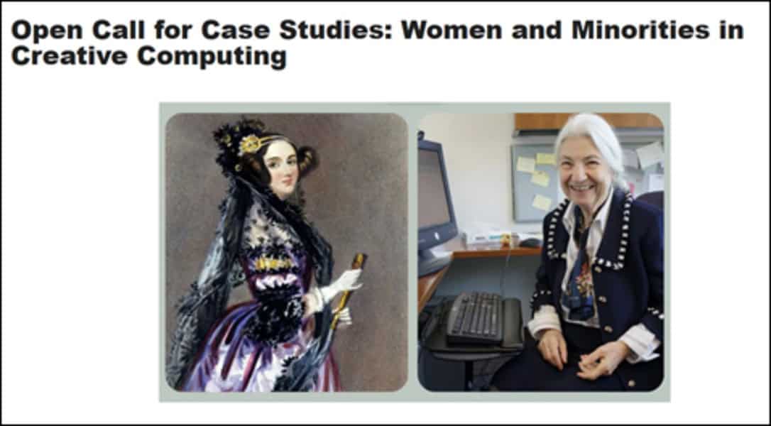 Open Call for Case Studies: Women and Minorities in Creative Computing