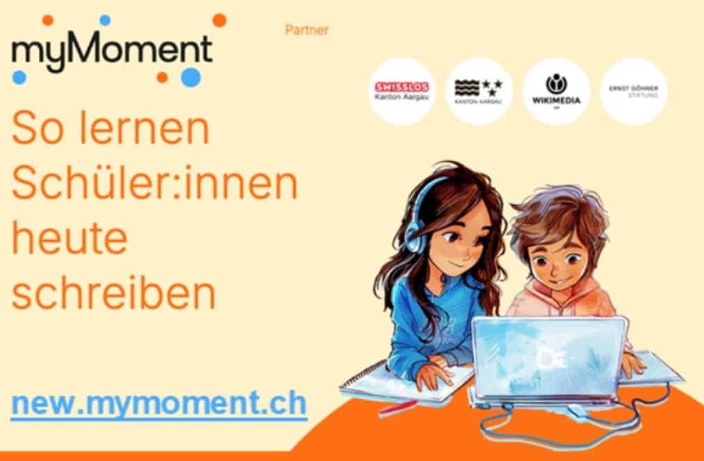 Wikimedia CH stellt erstes Unterrichtsangebot auf „myMoment“ vor