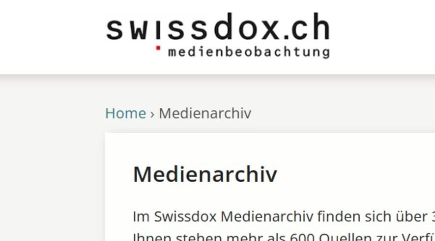 New partnership with Swissdox for better source research