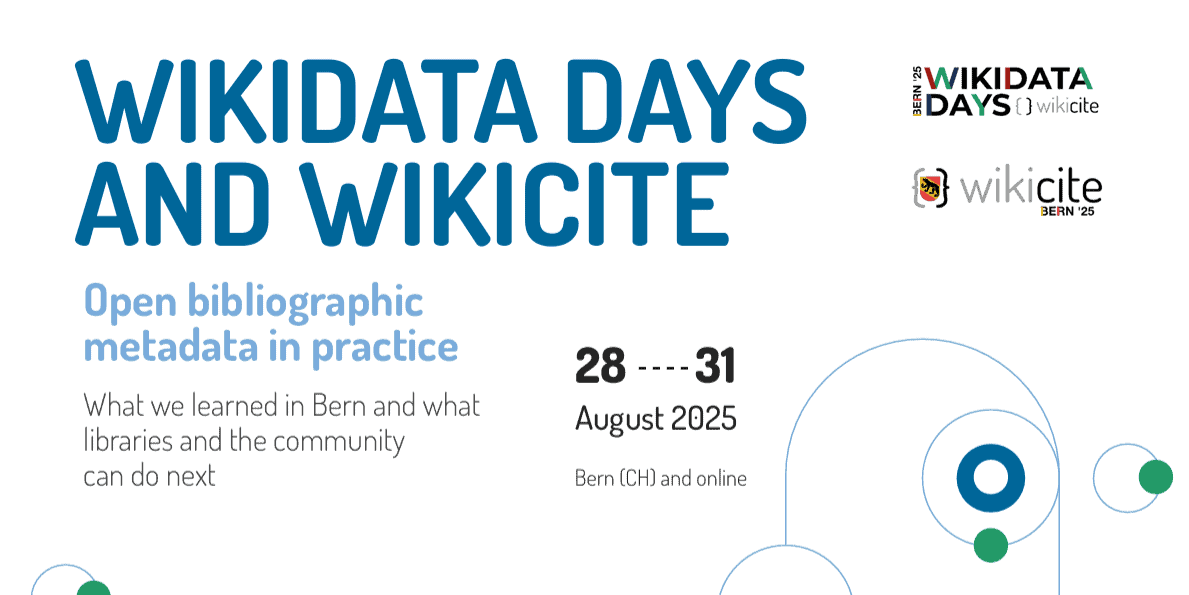 Whitepaper of Wikicite and Wikidata Days in Bern is available now